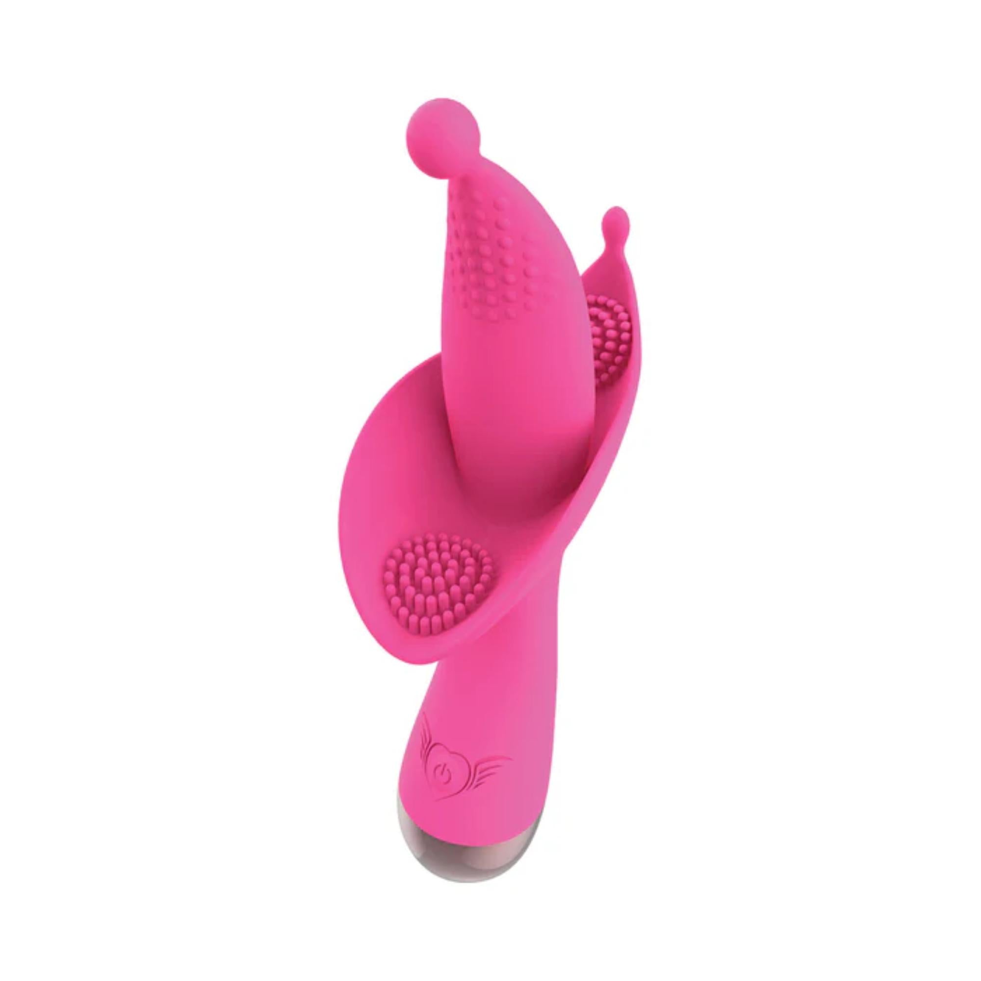 The Royal Flower Bud Heat-Up Rechargeable Silicone Warming Clitoral Stimulator