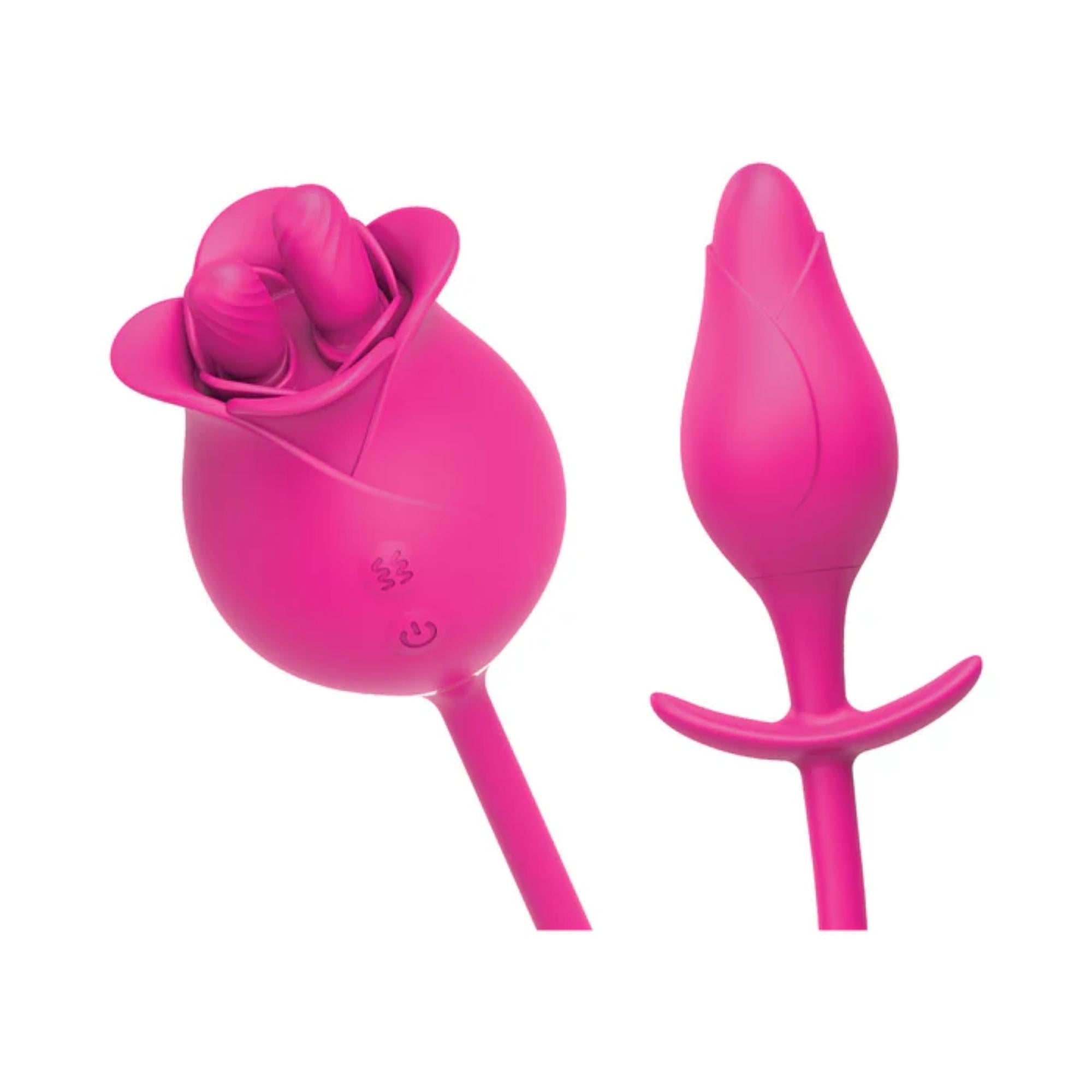 The Royale Dual Massager Silicone Rechargeable Vibrator