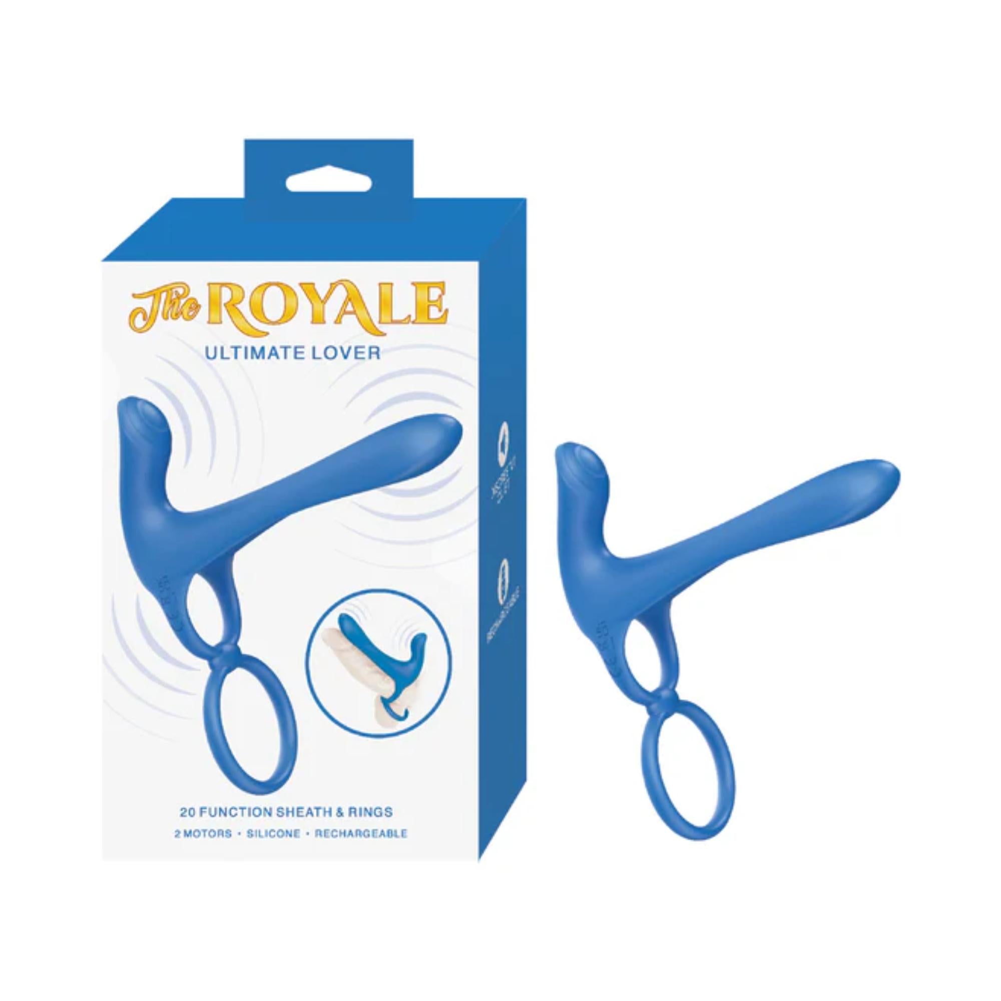 Nasstoys The Royal Ultimate Lover – Rechargeable Silicone Cock Ring with Dual Motors