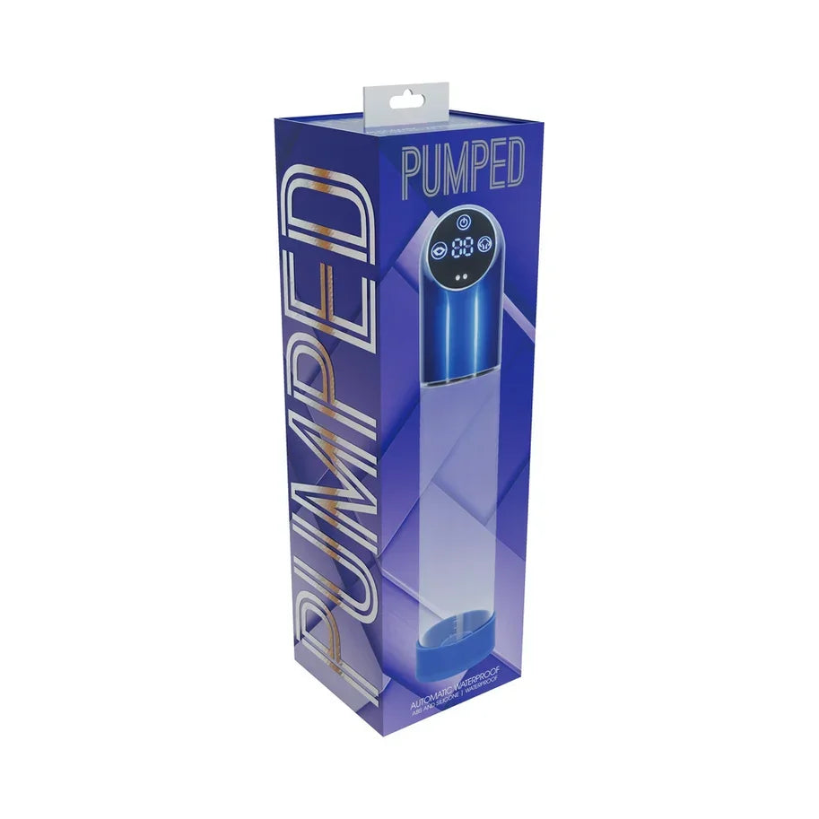 Pumped Automatic Waterproof Rechargeable Silicone Penis Pump