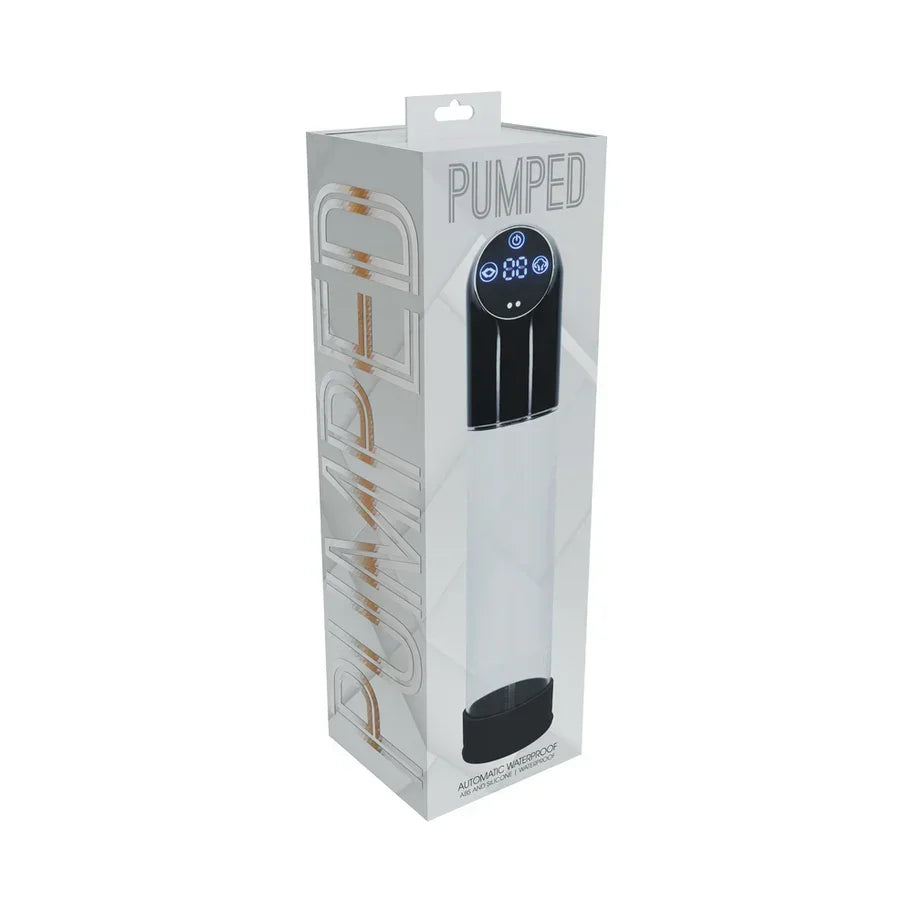 Pumped Automatic Waterproof Rechargeable Silicone Penis Pump