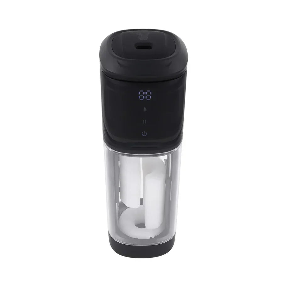 Playboy Side Piece Rechargeable Silicone Warming Sliding Stroker