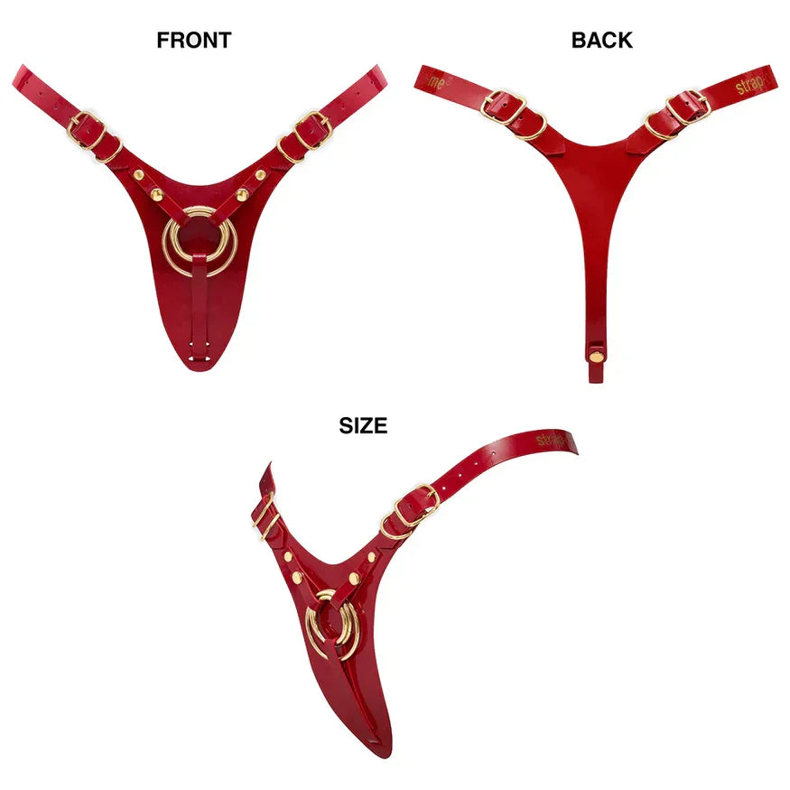 Strap-On-Me Leatherette Harness Fabulous One Size
