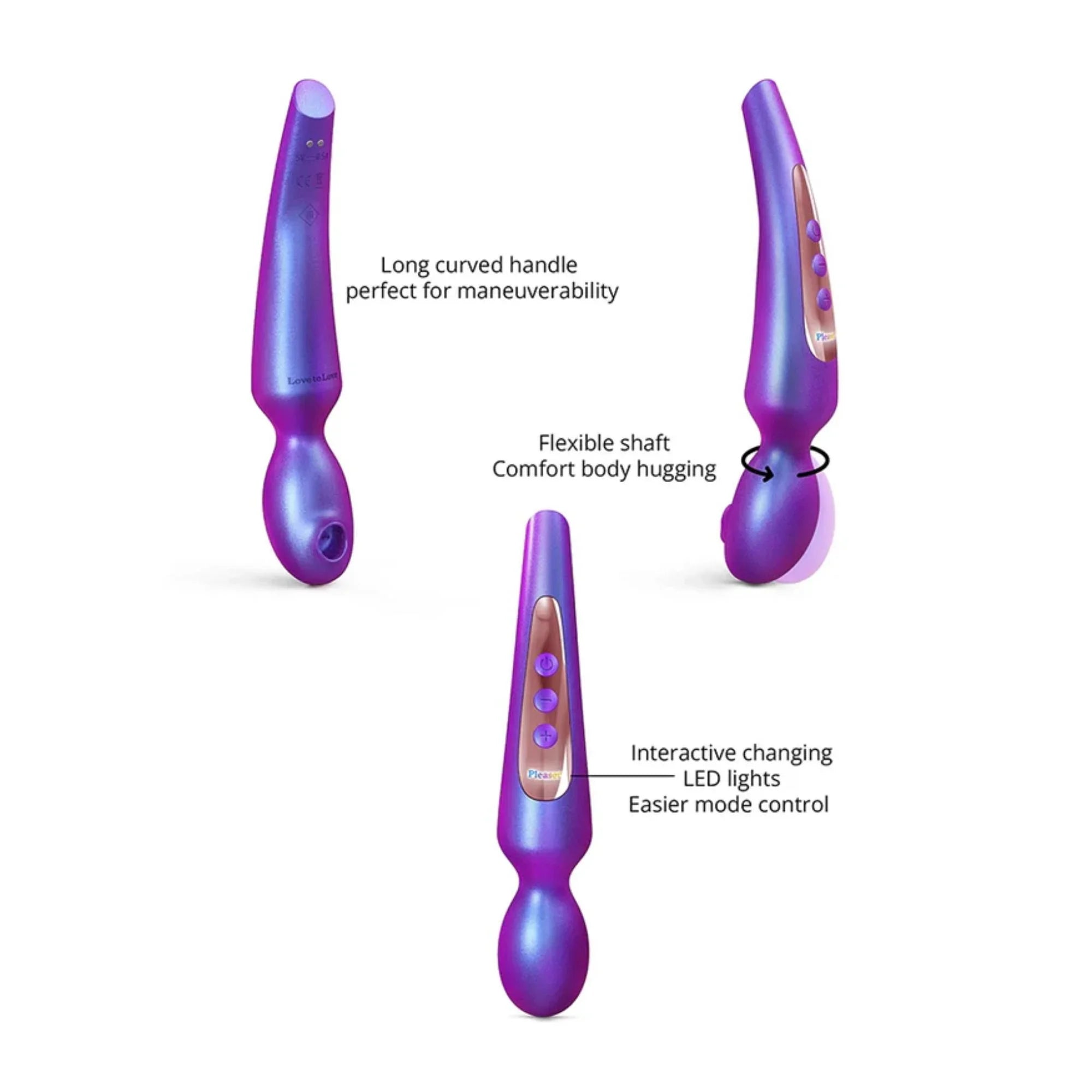 Love to Love Pleaser Silicone Rechargeable Clitoral Stimulator
