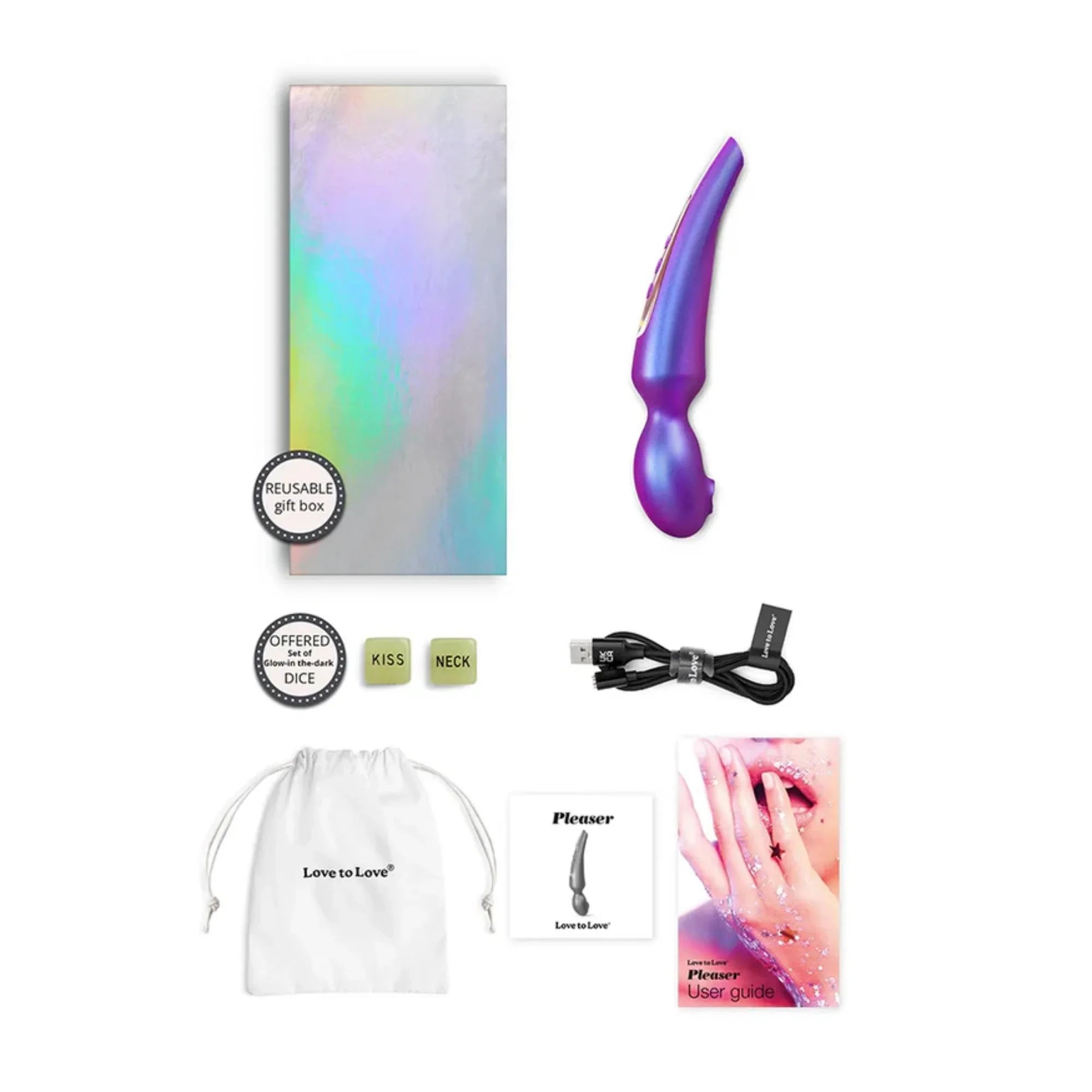 Love to Love Pleaser Silicone Rechargeable Clitoral Stimulator