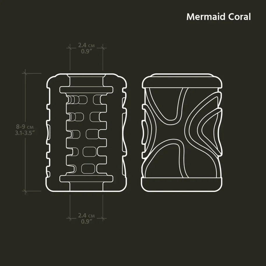 The Handy Mermaid Collection Coral Sleeve