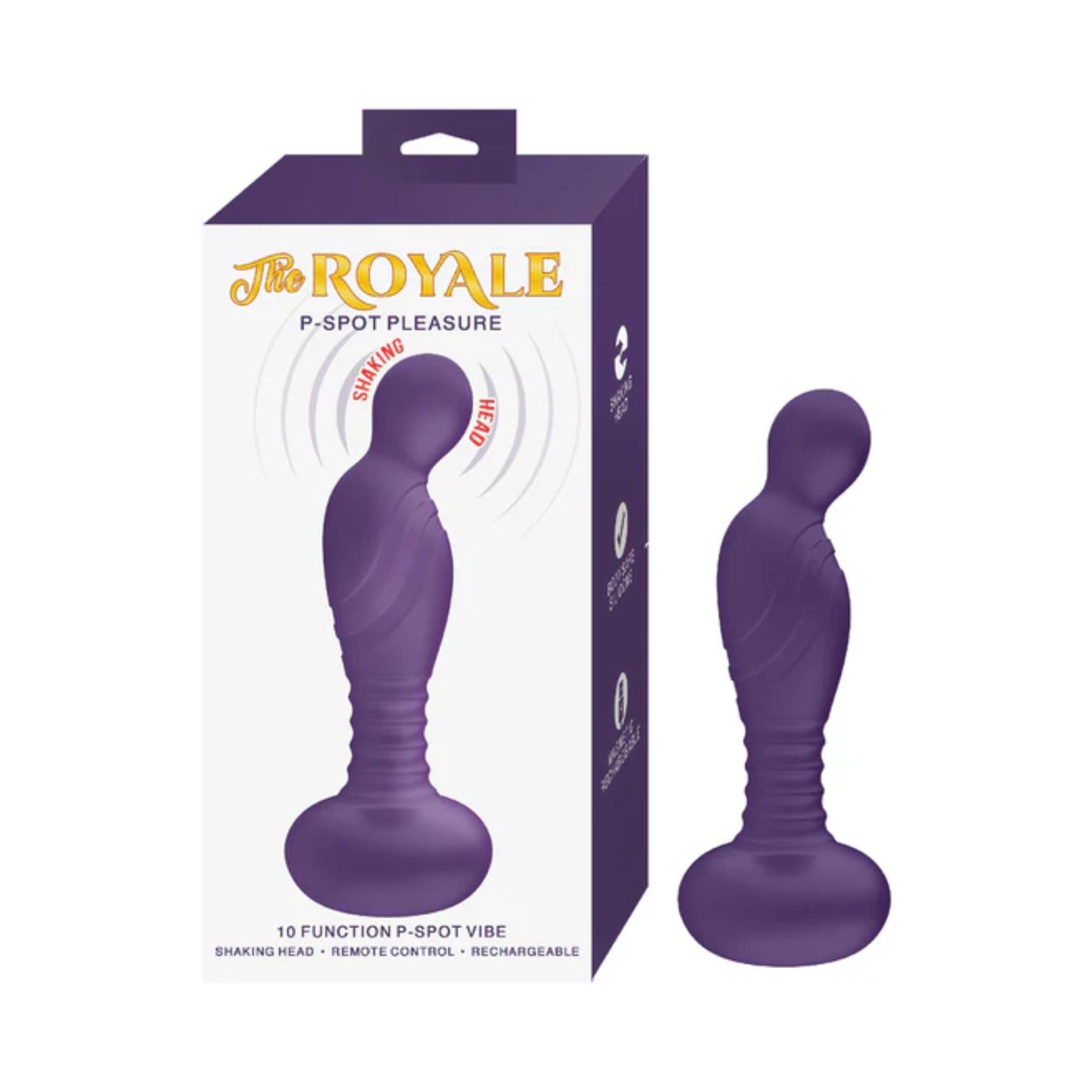 Nasstoys The Royal P-Spot Pleasure – Rechargeable Silicone Prostate Stimulator with Remote