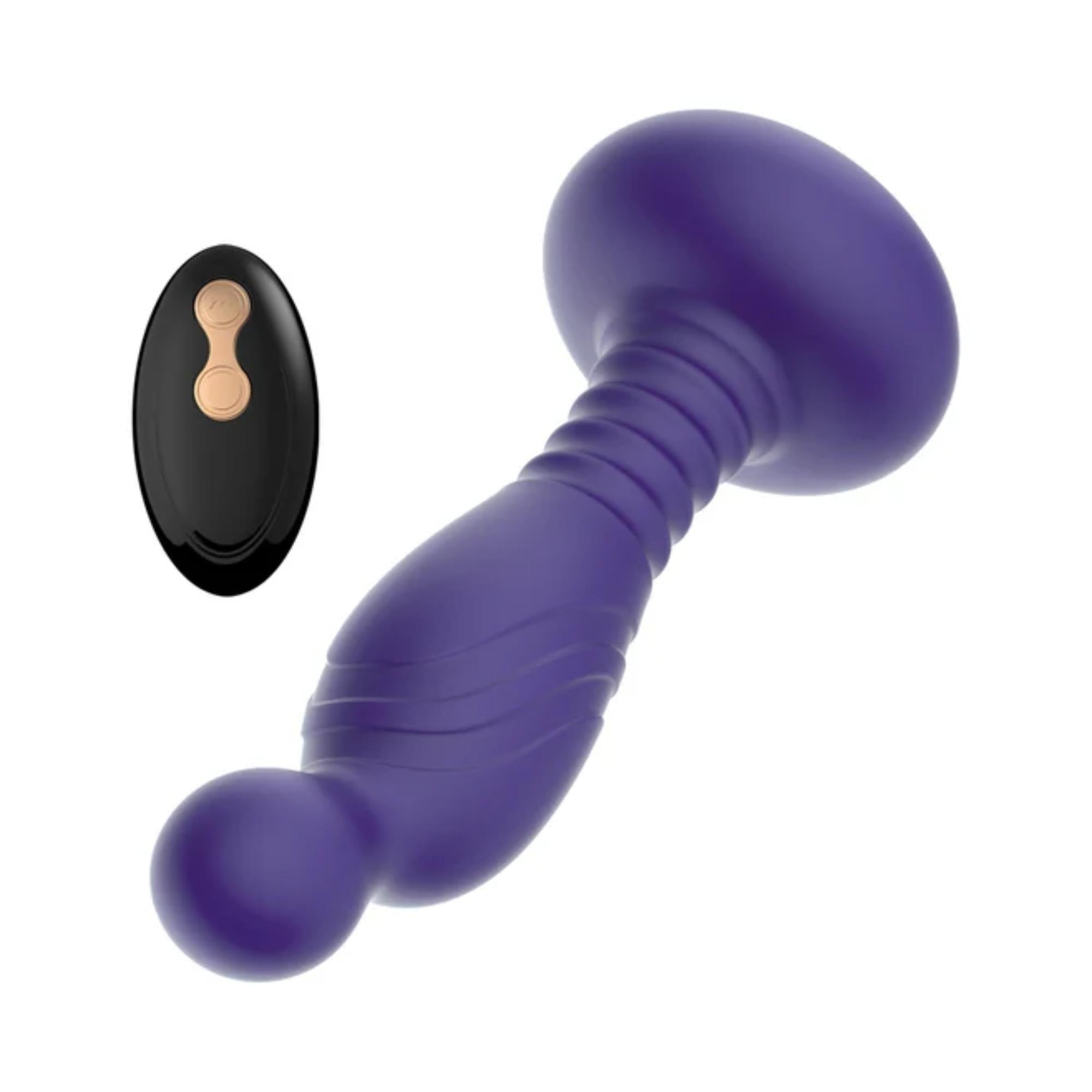 Nasstoys The Royal P-Spot Pleasure – Rechargeable Silicone Prostate Stimulator with Remote