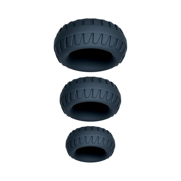 Performance Plus Drift Silicone Cock Rings (3 Piece Set)