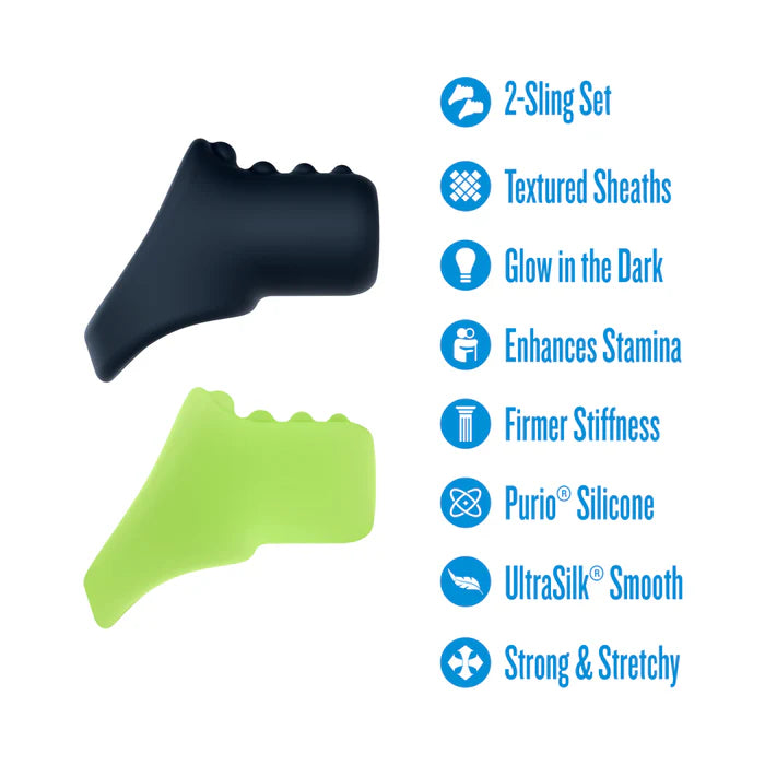 Performance Plus Flare Silicone Cock Sling Set (2 Piece)