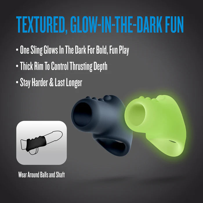 Performance Plus Flare Silicone Cock Sling Set (2 Piece)