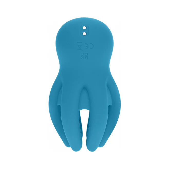 Levelz Digital Vibrating Silicone Rechargeable Penis Head Stimulator with Tentacles