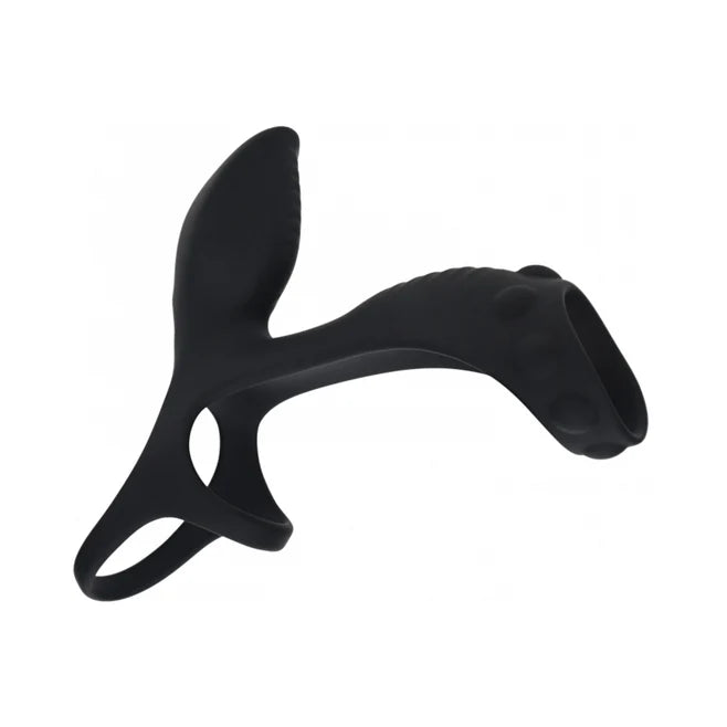 Levelz Vibrating Silicone Rechargeable Cock & Ball Ring with Shaft Loop