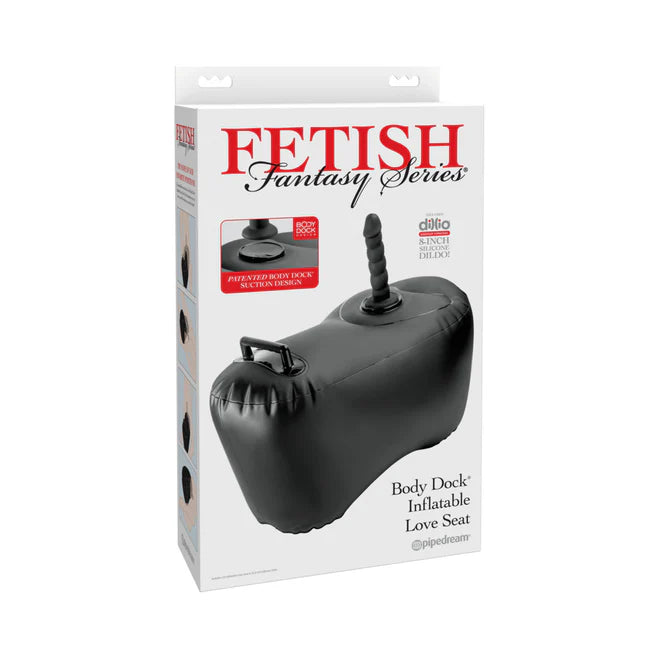 Fetish Fantasy Body Dock Inflatable Love Seat with Dildo – Inflatable Sex Position Aid