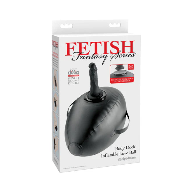Fetish Fantasy Body Dock Inflatable Love Ball with Dildo – Inflatable Sex Position Aid