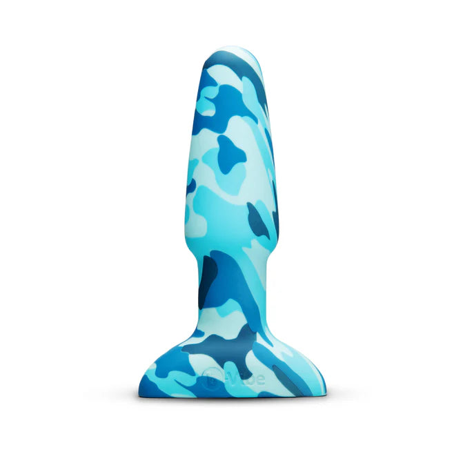 b-Vibe Rimming Plug 2 Camo – Rotating Bead & Vibrating Anal Plug with Remote