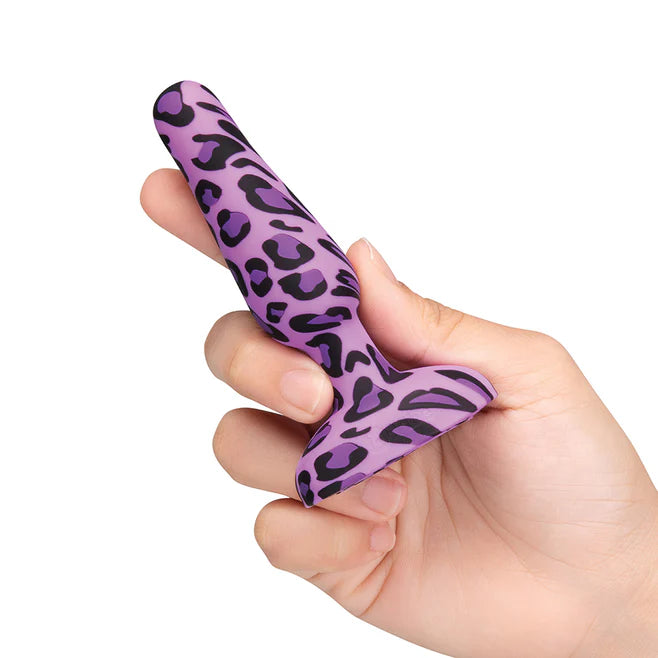 b-Vibe Novice Leopard – Beginner Vibrating Butt Plug with Remote