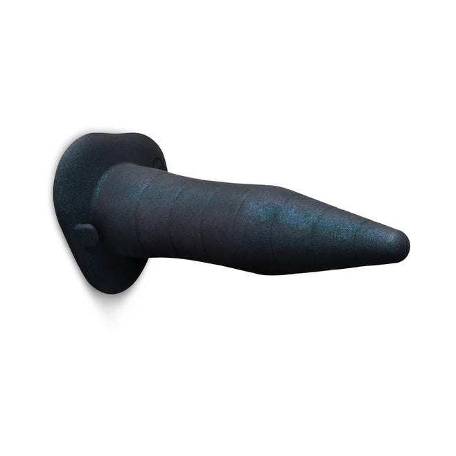 b-Vibe Fisting Anal Trainer – Ribbed Silicone Anal Stretcher with Suction Base