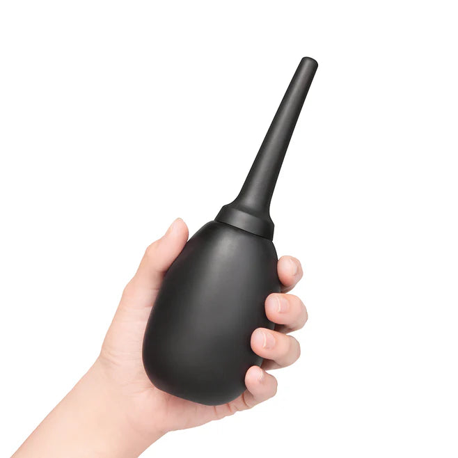 b-Vibe Flexible Silicone Anal Douche with Anti-Backflow Valve