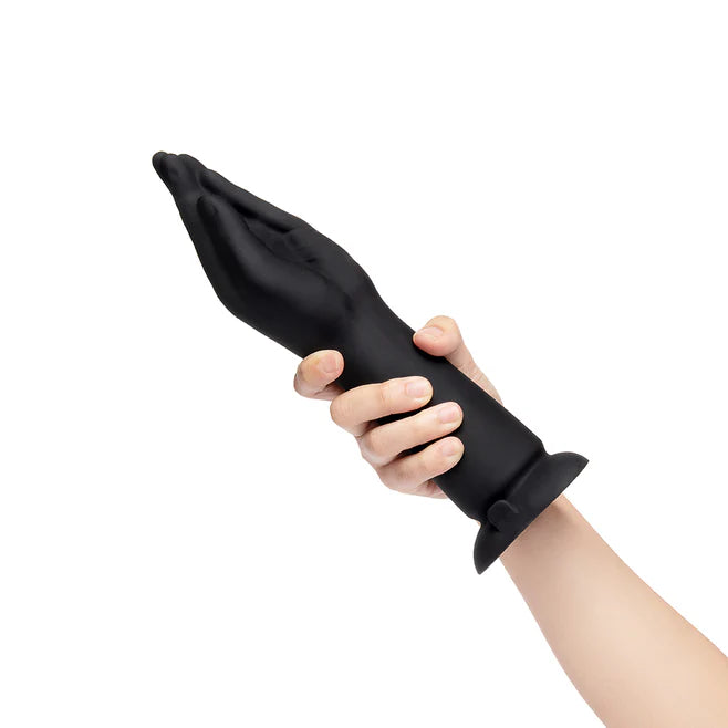 B-Vibe 10.5" Vibrating Silicone Hand Fisting Dildo – Rechargeable Suction Base Fist Toy