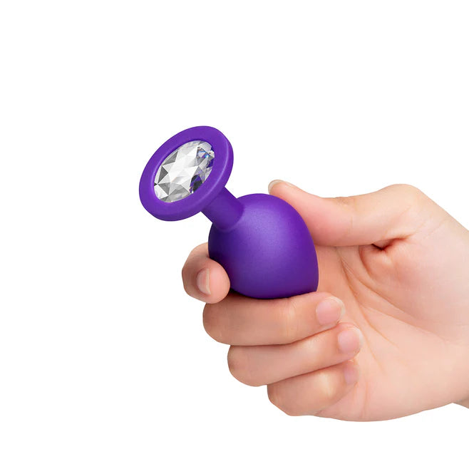 b-Vibe Jewel Butties Bundle Silicone Anal Plug Set (3-Piece) – Luxury Anal Training Set