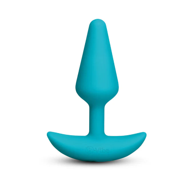 B-Vibe Butties Anal Training Set with Remote – 2-Piece Silicone Plug Bundle (Vibrating + Beginner)