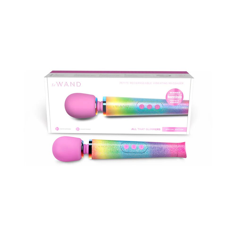 Le Wand Petite All That Glimmer Silicone Wand