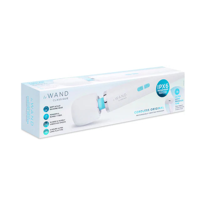 Le Wand Classique Rechargeable Wand Massager – Cordless Original Vibrating Massager
