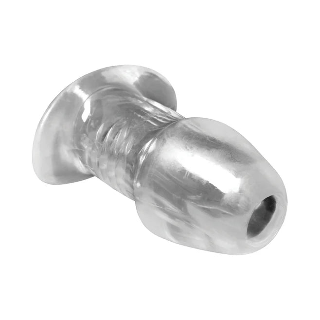 Master Series Dicked Clear Hollow Anal Plug
