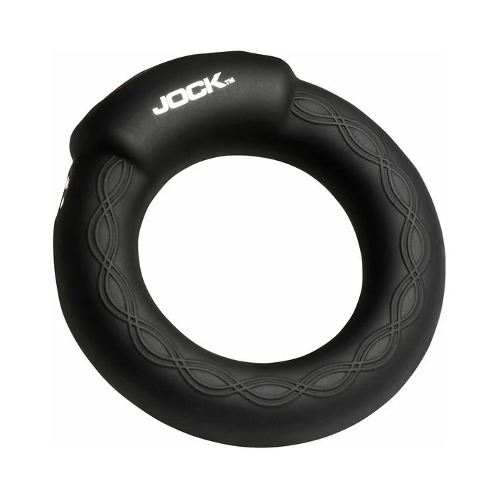 Jock Rumbler Vibrating & Warming Rechargeable Silicone C-Ring 1.8in with Remote