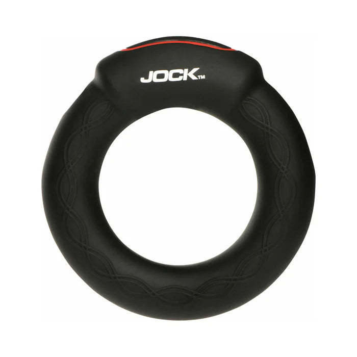 Jock Rumbler Vibrating & Warming Rechargeable Silicone C-Ring 2in with Remote