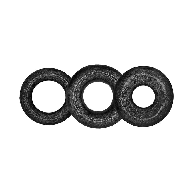 Oxballs Cockpack Multi Design Cockrings (3-Pack) – Slim, Tight & Comfort Fit Rings