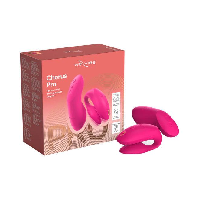 We-Vibe Chorus Pro Rechargeable Silicone Couples Vibrator with Remote Control