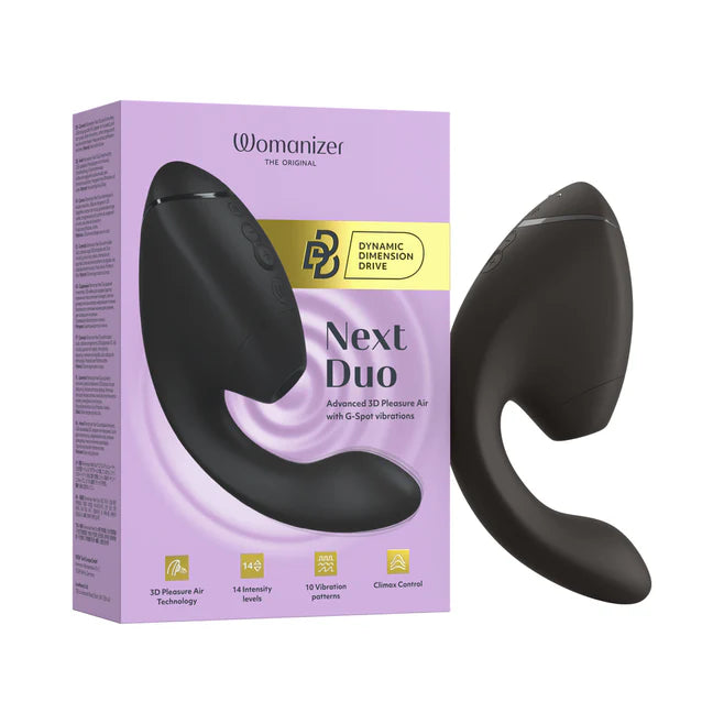 Womanizer Next Duo – Rechargeable Silicone Dual G-Spot & Clitoral Stimulator