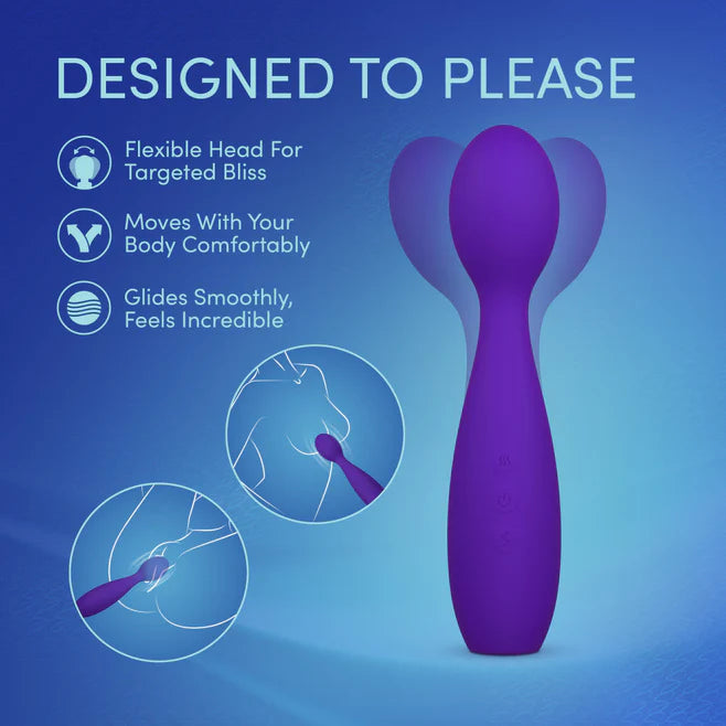Sexy Things Velvet High Rechargeable Silicone Vibrating Wand