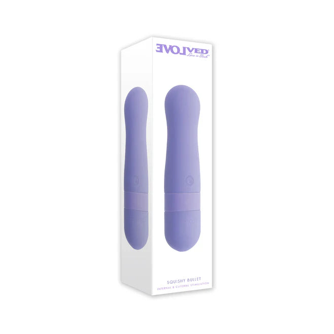 Squishy Bullet Rechargeable Silicone Vibrator – Waterproof Soft Touch Bullet