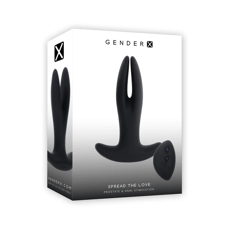 Gender X Spread The Love Vibrating Anal Plug – Remote Control Silicone