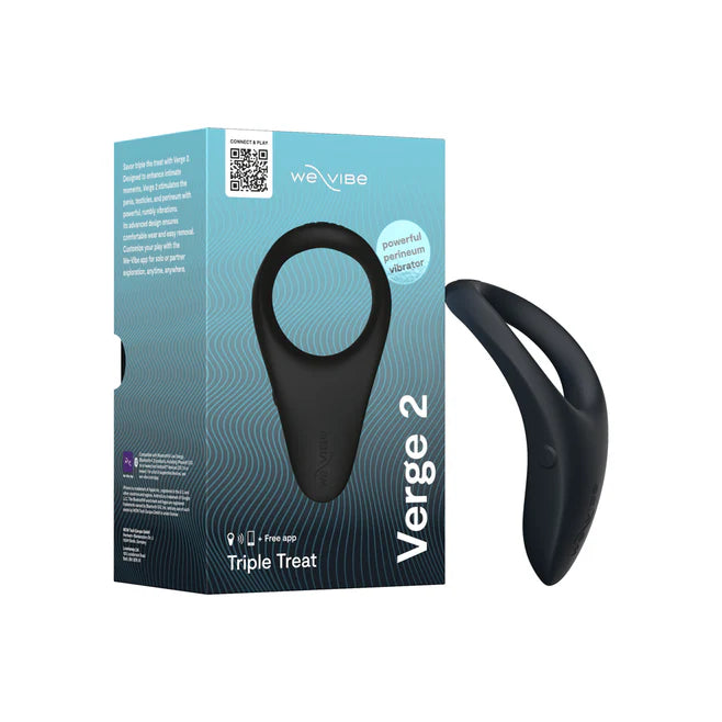 We-Vibe Verge 2 Rechargeable Silicone Vibrating Perineum Cock Ring