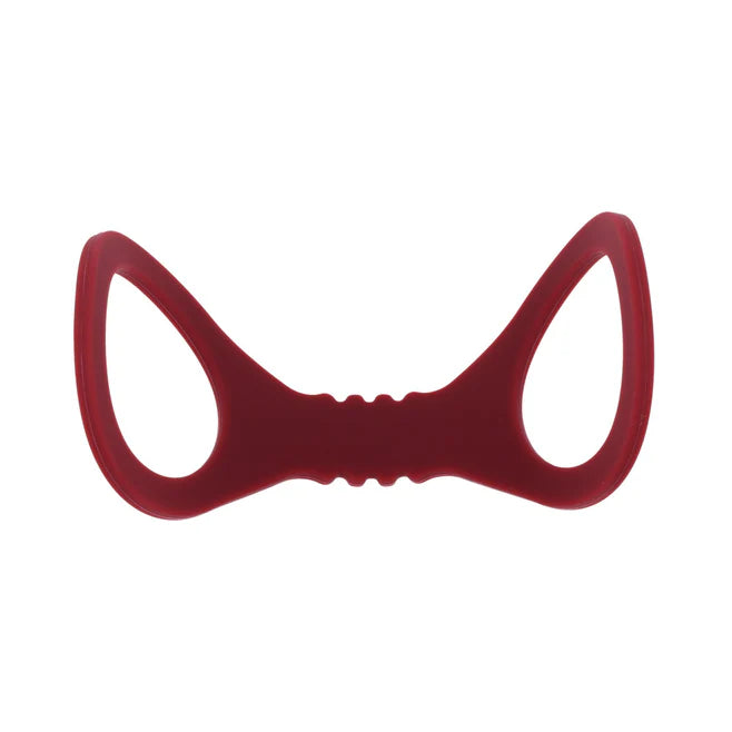 Sportsheets Sex & Mischief Enchanted Silicone Cuffs – Burgundy Wrist & Ankle Restraints