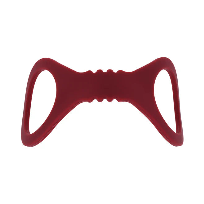Sportsheets Sex & Mischief Enchanted Silicone Cuffs – Burgundy Wrist & Ankle Restraints