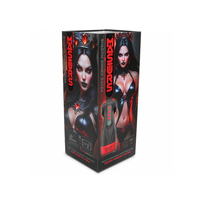 Masturs Raven Shadow Sinner Rechargeable Multi-Function Masturbator