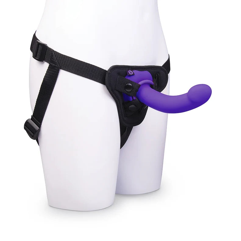 b-Vibe Vibrating Curved Strap-On Kit