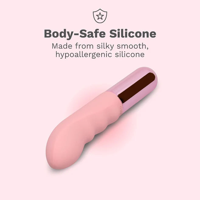 Le Wand Mini Vibe G-Thrill Rechargeable Rippled G-Spot Vibrator