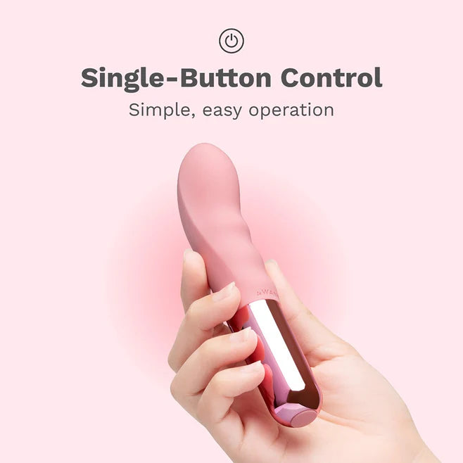 Le Wand Mini Vibe G-Thrill Rechargeable Rippled G-Spot Vibrator