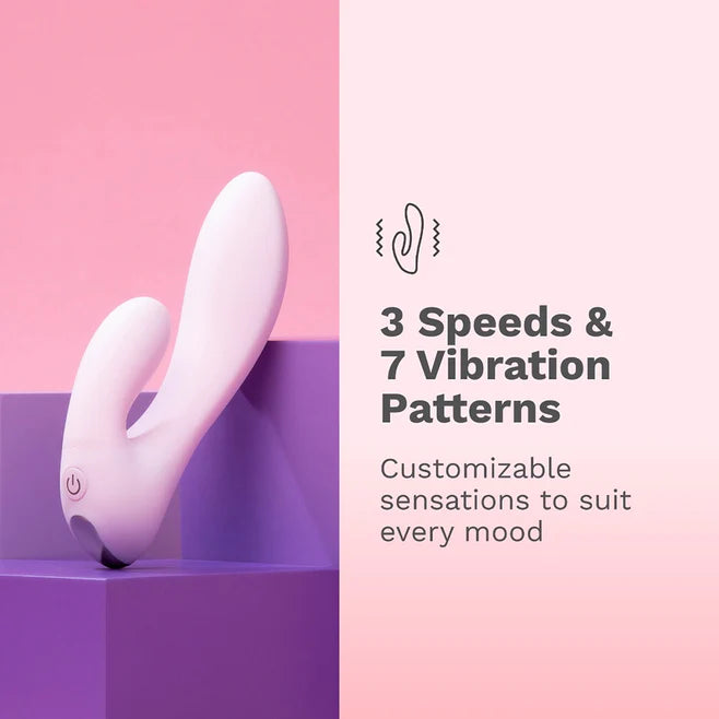 Le Wand Mini Vibe G-Double Dual Stimulating Rechargeable Rabbit Vibrator