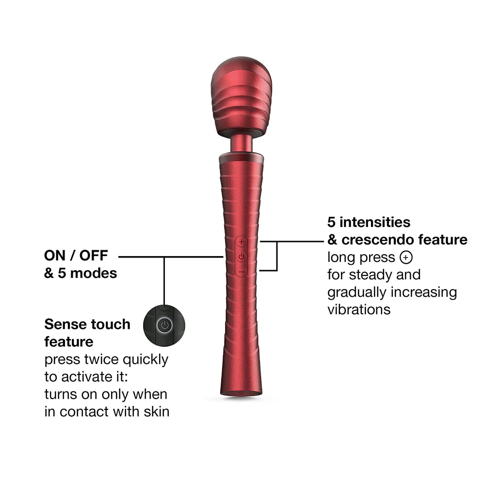 MAN.WAND EDGY – Powerful Precision Vibrating Wand with Sense Touch Technology