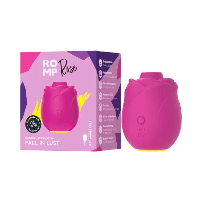 Romp Rose 2.0 Rechargeable Silicone Air Clitoral Stimulator