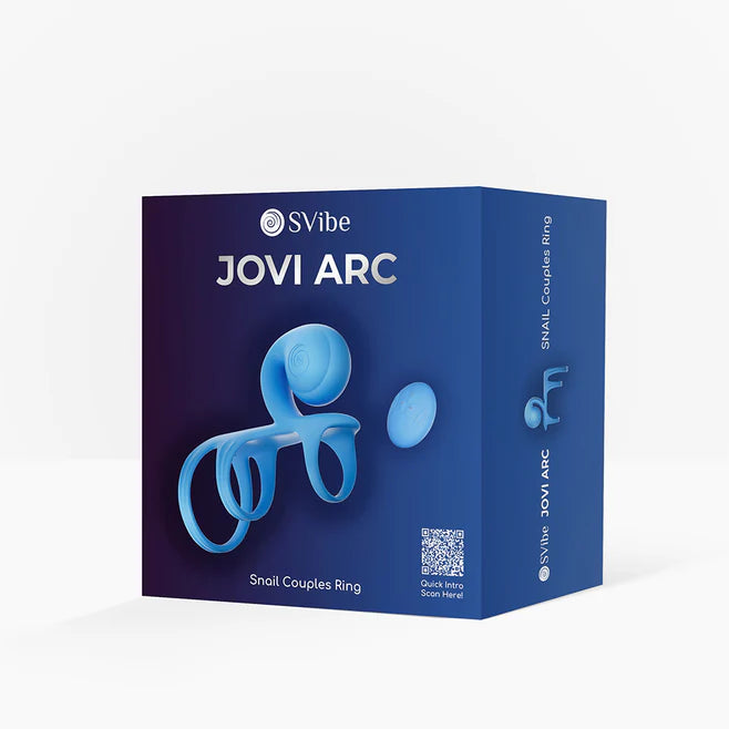 SVibe Snail JOVI Arc Couples Ring – App-Controlled Arc-Shaped Vibrating Ring