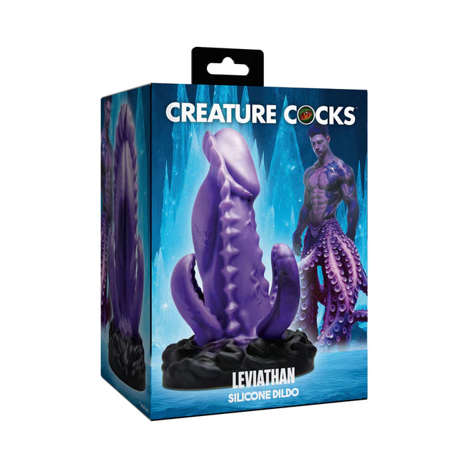 Creature Cocks Leviathan Silicone Dildo – Tentacled Fantasy Suction Dildo