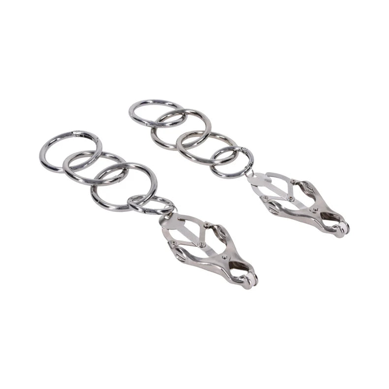 Edge Tuggable Clover Nipple Clamps